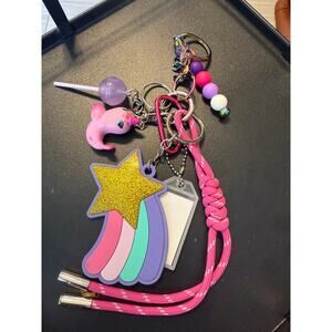 Bag charm rainbow